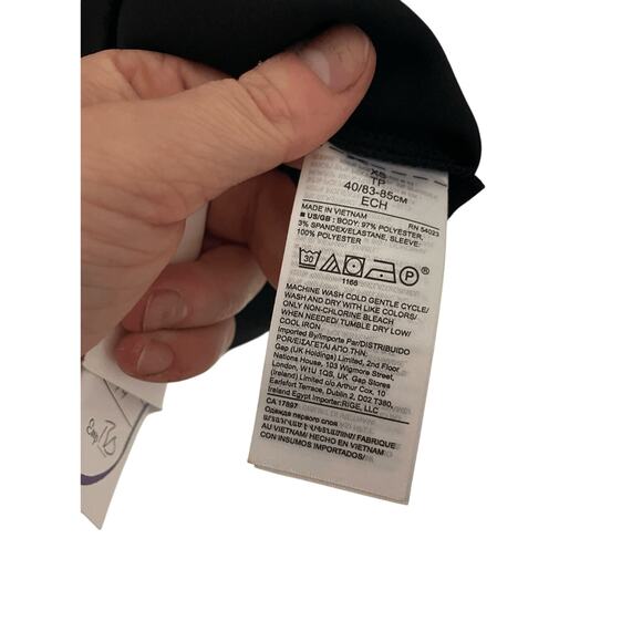 NWT Short Sleeve Mesh XS Banana Republic Top Grunge Emo Whimsy Goth Corporate - Picture 5 of 6